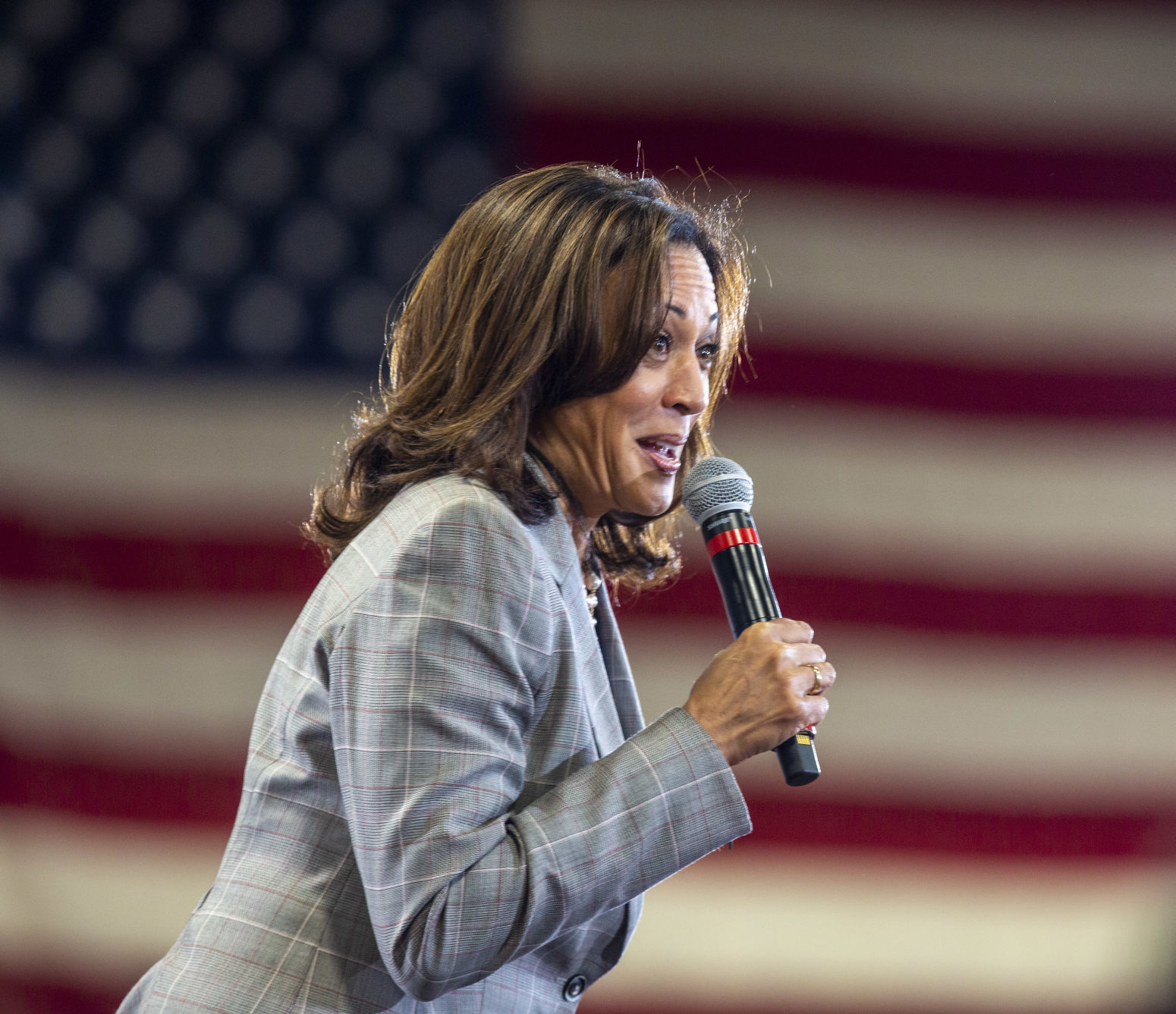 Kamala Harris campaigns in Greensboro